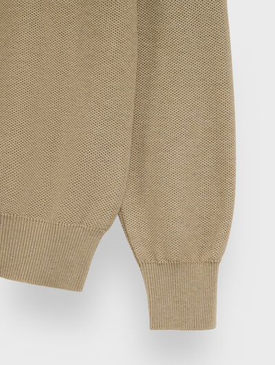 JERSEY CREMALLERA BEIGE