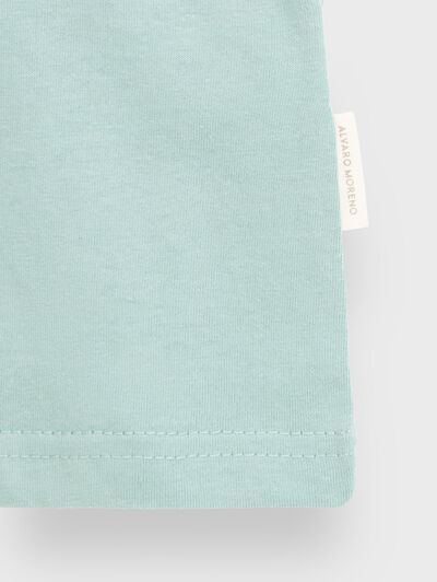 CAMISETA BASICA VERDE AGUA