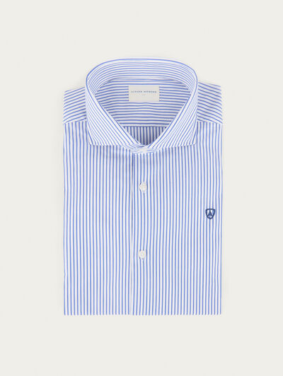 CAMISA COMFORT STRIPES AZUL