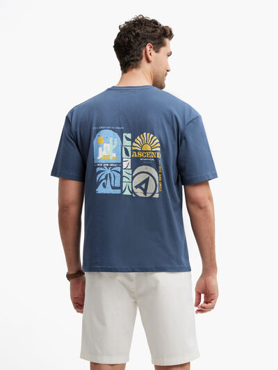 CAMISETA ASCEND AZUL MARINO