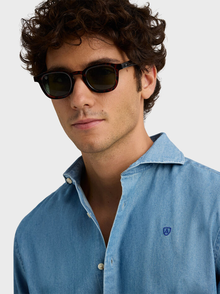 CAMISA DENIM JACK AZUL