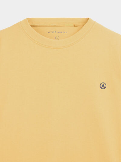 CAMISETA SOLID RELAX MOSTAZA