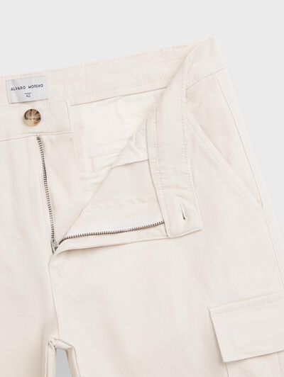 PANTALON CARGO ELVIS CRUDO