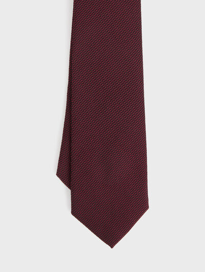 CORBATA GRENADINE LISA BURDEOS