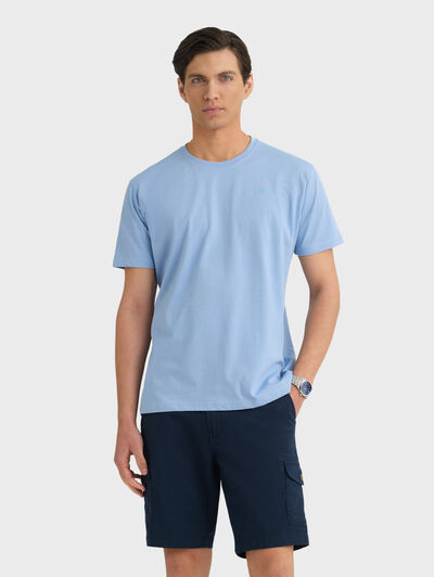 CAMISETA MELANGE AZUL