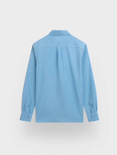POLERA LINO GD AZUL
