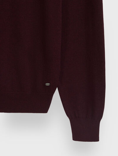 JERSEY BUTTON COLLAR