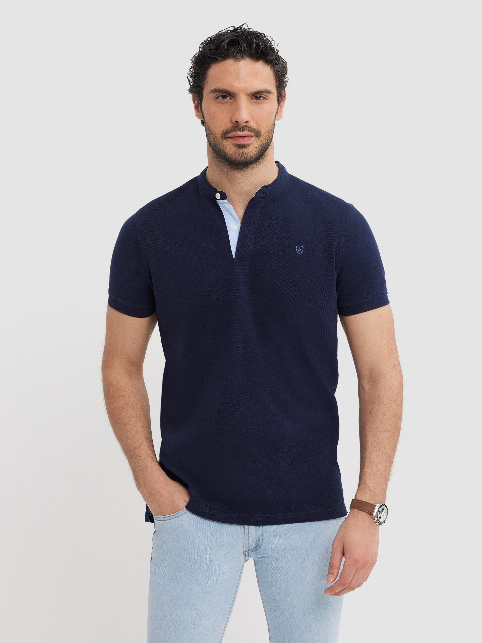 POLO RUSSET AZUL MARINO
