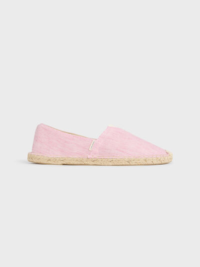 ESPADRILLES LINEN ROSA
