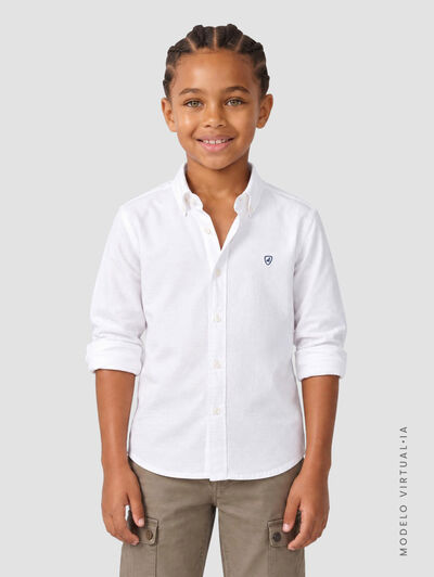 CAMISA OXFORD SOLID KIDS