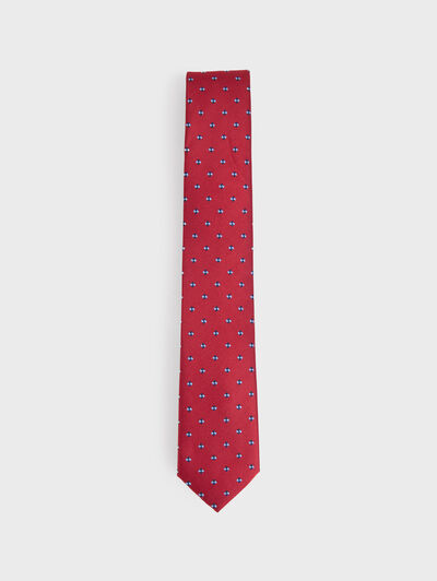 CORBATA JACQUARD MF KIDS ROJO