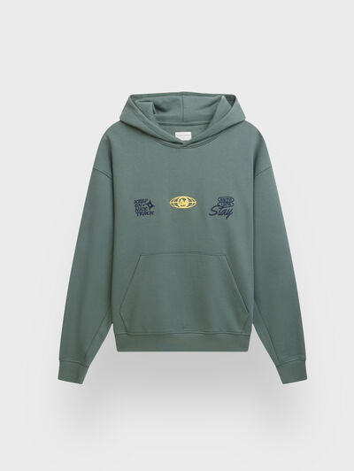 SUDADERA LIMITS VERDE