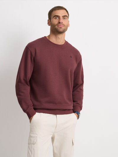 SUDADERA BASICA BURDEOS
