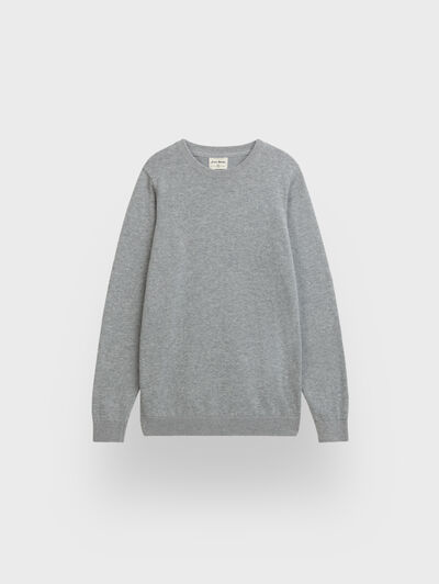 JERSEY ROUND NECK KIDS GRIS