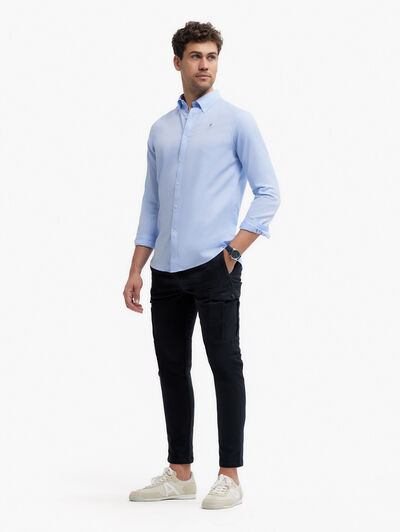 CAMISA ESTRUCTURA DUTTON AZUL