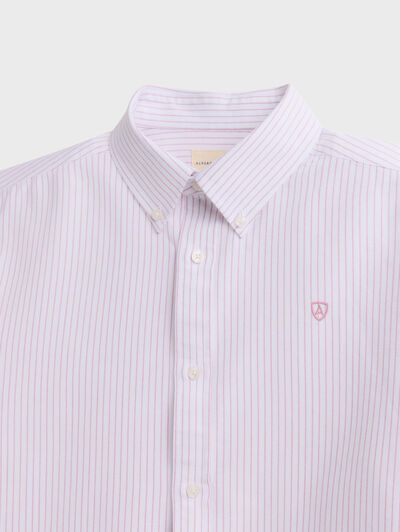 CAMISA OXFORD SUNSET BURDEOS
