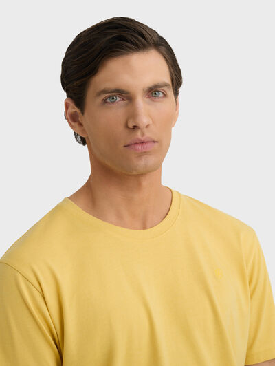 CAMISETA MELANGE AMARILLO