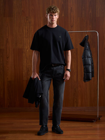 CAMISETA BASIC OVERSIZE NEGRO