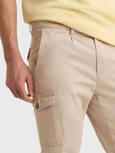 PANTALON CARGO BEIGE