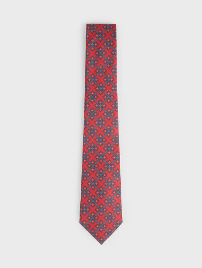 CORBATA PRINTED ROJO