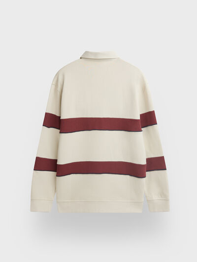 SUDADERA POLO UNIVERSITY CRUDO