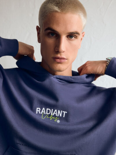 SUDADERA RADIANT AZUL