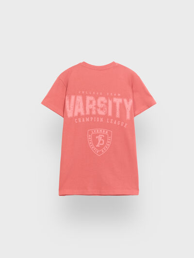 CAMISETA VARSITY KIDS ROJO