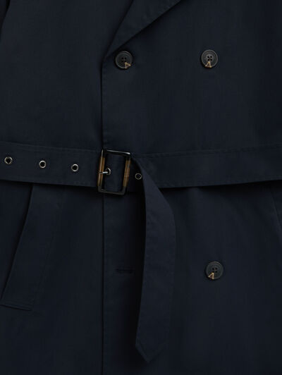 GABARDINA TRENCH AZUL MARINO