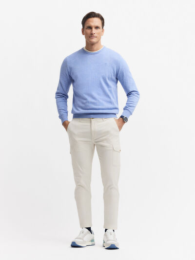 JERSEY ROUND NECK TRENDY CELESTE