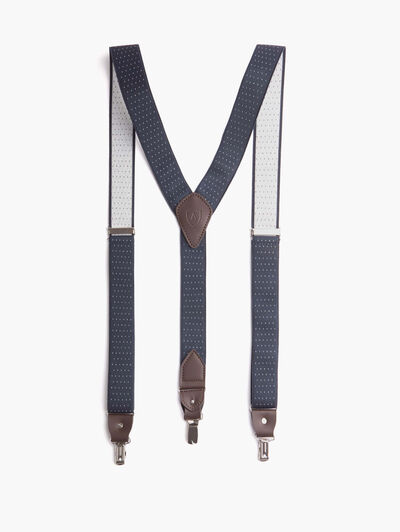 TIRANTES DOTS AZUL MARINO