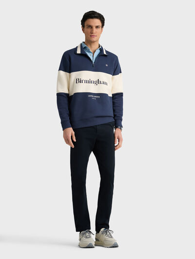 SUDADERA BIRMINGHAM AZUL MARINO