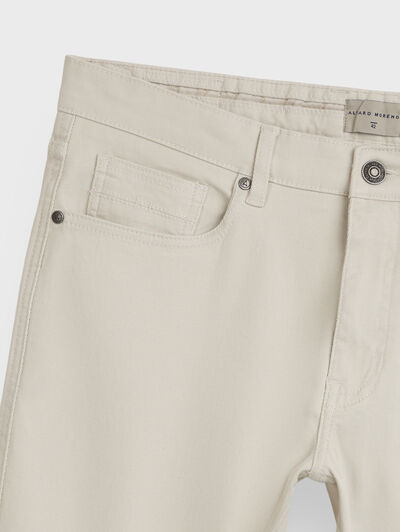 PANTALON MICRO 5PKT CRUDO