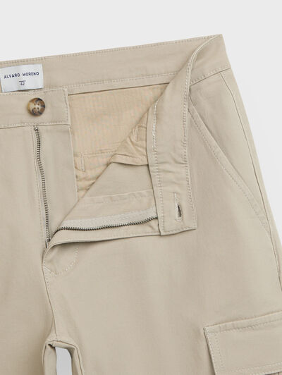 PANTALON CARGO ELVIS BEIGE