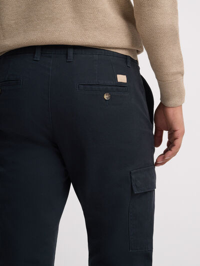 PANTALON CARGO ELVIS AZUL MARINO