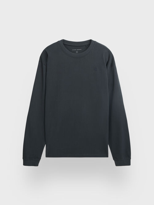 CAMISETA MANGA LARGA AZUL