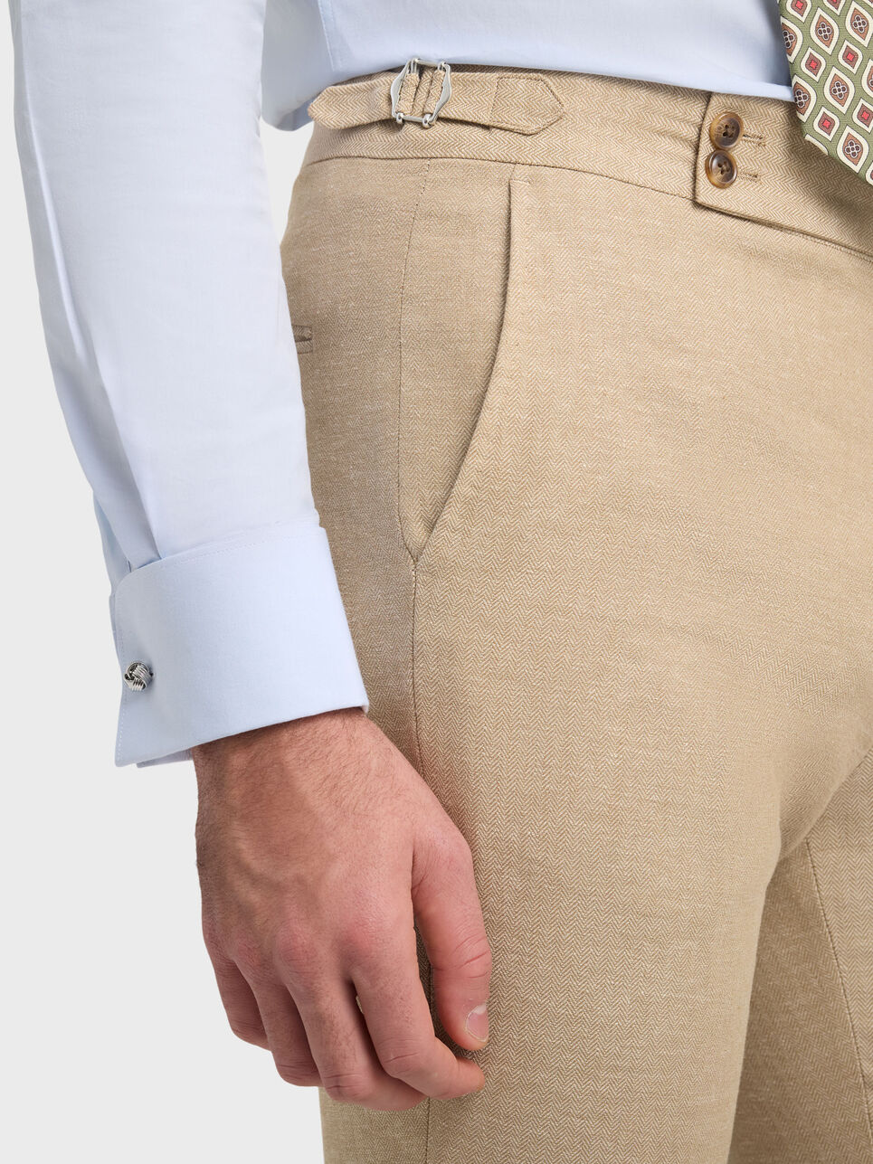 PANTALON CAPO ESPIGA LINO