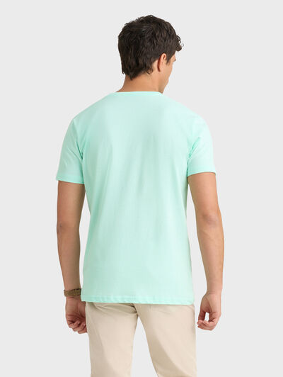 CAMISETA TRENDY VERDE AGUA