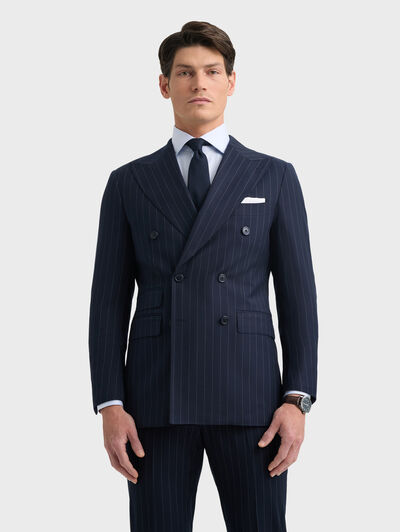 AMERICANA DOPPIO DIPLOMAT AZUL MARINO