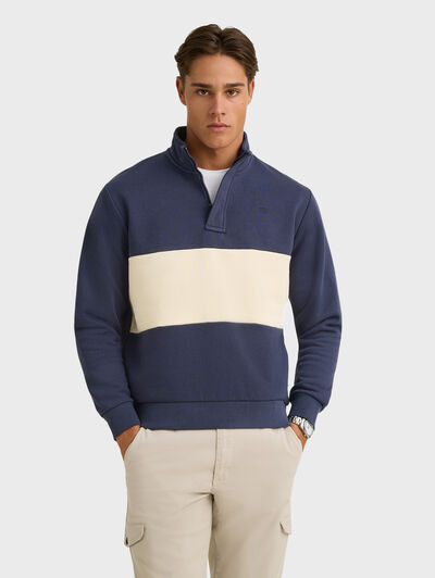 SUDADERA BRAXTON AZUL MARINO