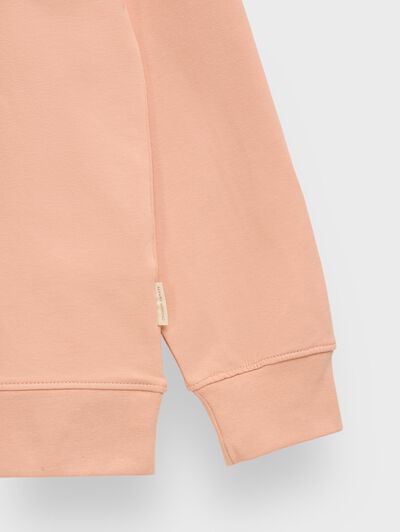 SUDADERA BASIC FANCY SALM&Oacute;N