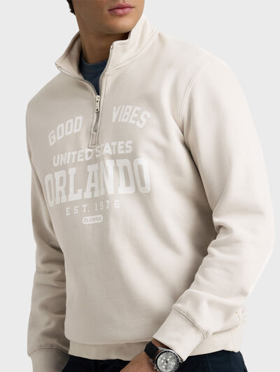 SUDADERA ORLANDO BEIGE