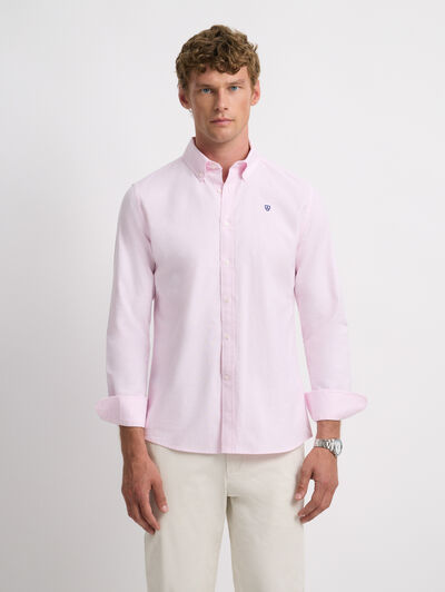 CAMISA OXFORD BASIC ROSA