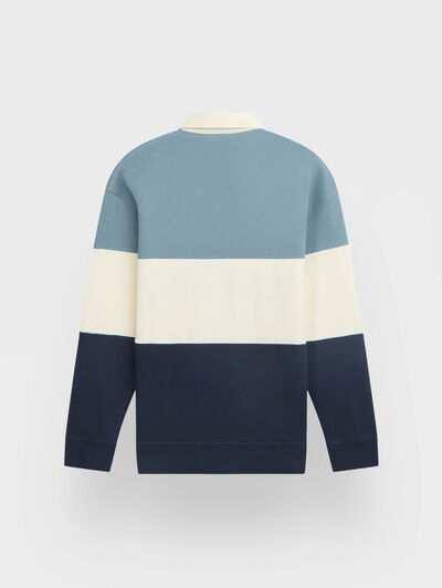 SUDADERA POLO 1976 CELESTE