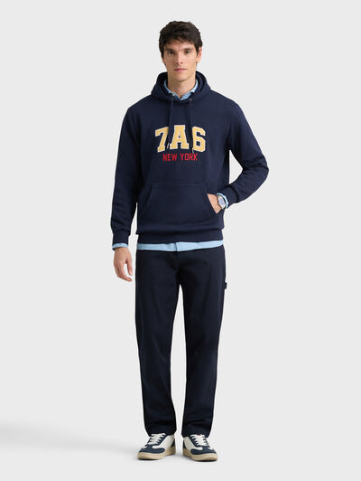 SUDADERA PATH AZUL MARINO