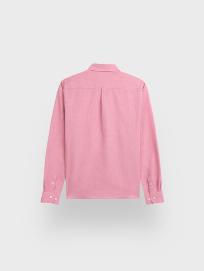 CAMISA LINO C.BOTON KIDS CORAL