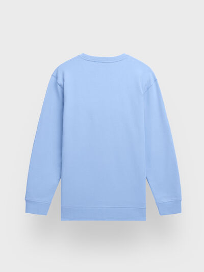 SUDADERA BASIC SPRING CELESTE