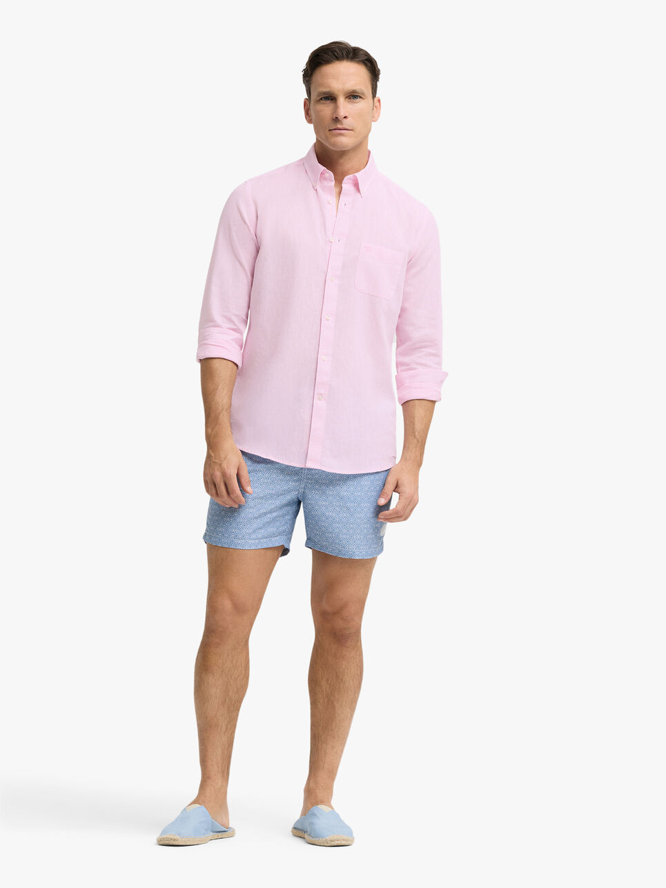 CAMISA LINO BOLSILLO