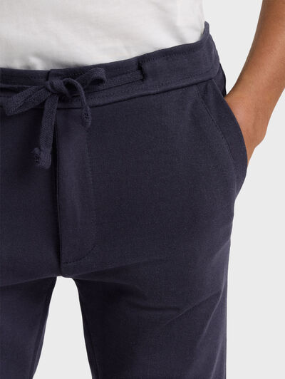 JOGGER CHINO KIDS AZUL MARINO