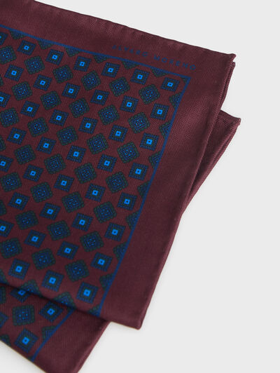 PAÑUELO PRINTED BURDEOS