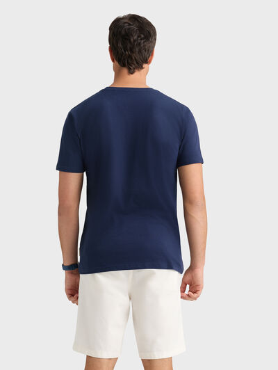 CAMISETA TRENDY AZUL MARINO